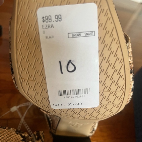 Circus Women's Beige Ezra Gladiator Heel Dress Sandals Shoes Size US 10 M - Picture 5 of 7